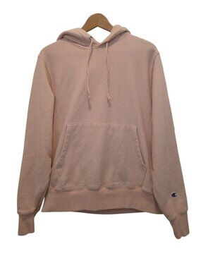Champion Reverse Weave Pink Pullover Hoodie Sweatshirt Sz S